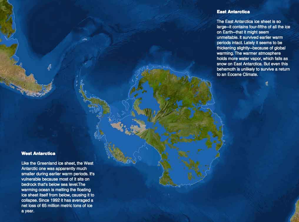 National Geographic publica un mapa de cómo será La Tierra