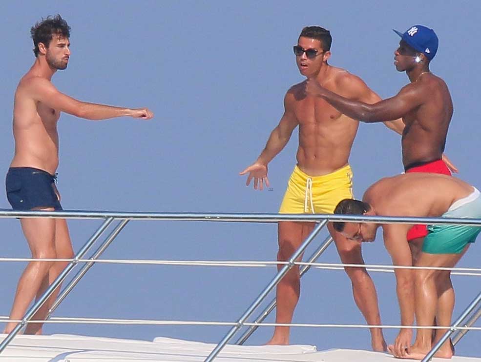 Cristiano Ronaldo, muy bailongo