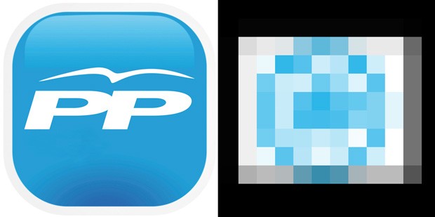 Nuevo logo del PP