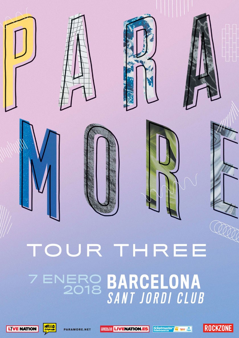 Entradas Paramore Barcelona