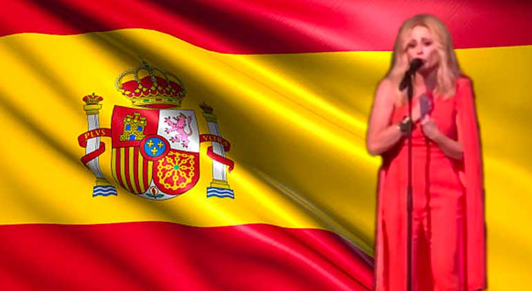 Marta Sánchez Himno España