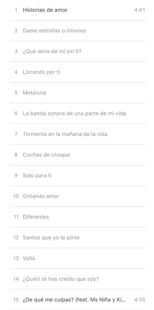 la pregunta lyrics in english