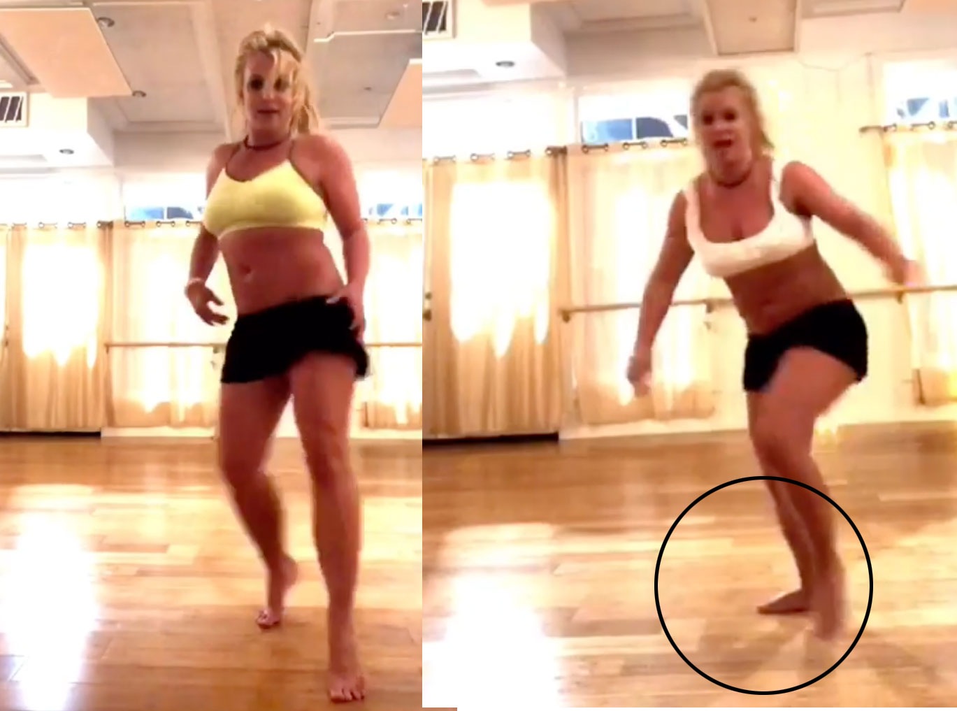 Britney Spears vídeo pie