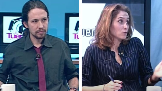 Isabel García Ayuso y Pablo Iglesias