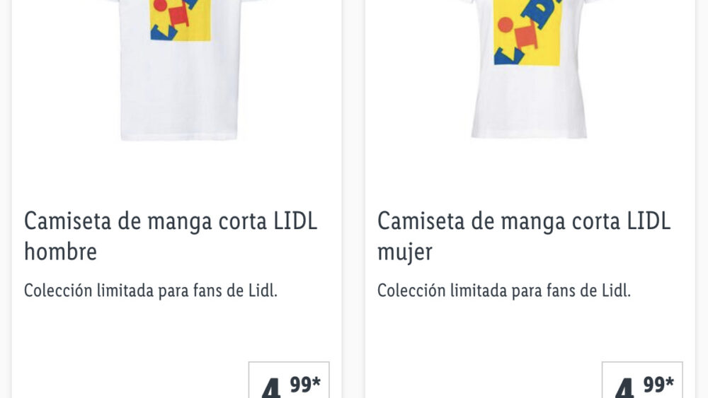 Lidl revoluciona las redes: lanza en España una colección de ropa con su  logo 