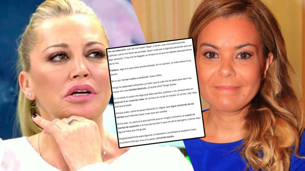 La carta de María José Campanario a Belén Esteban  aMENzing