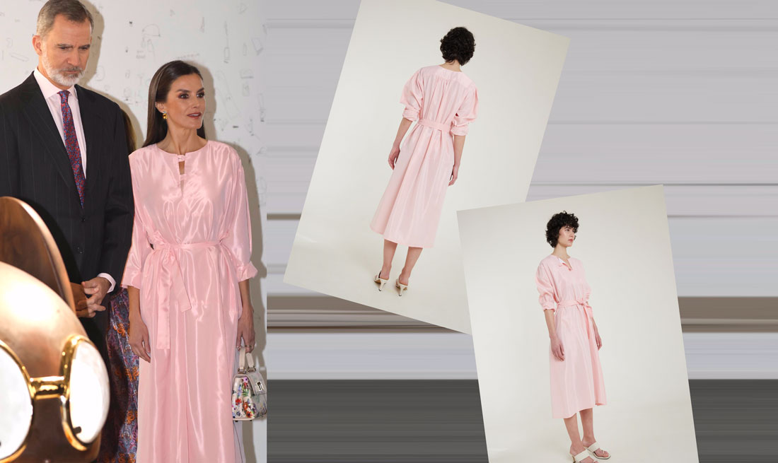 Vestido letizia diseñador Moises Nieto comprar ropa moda de lujo rebajas