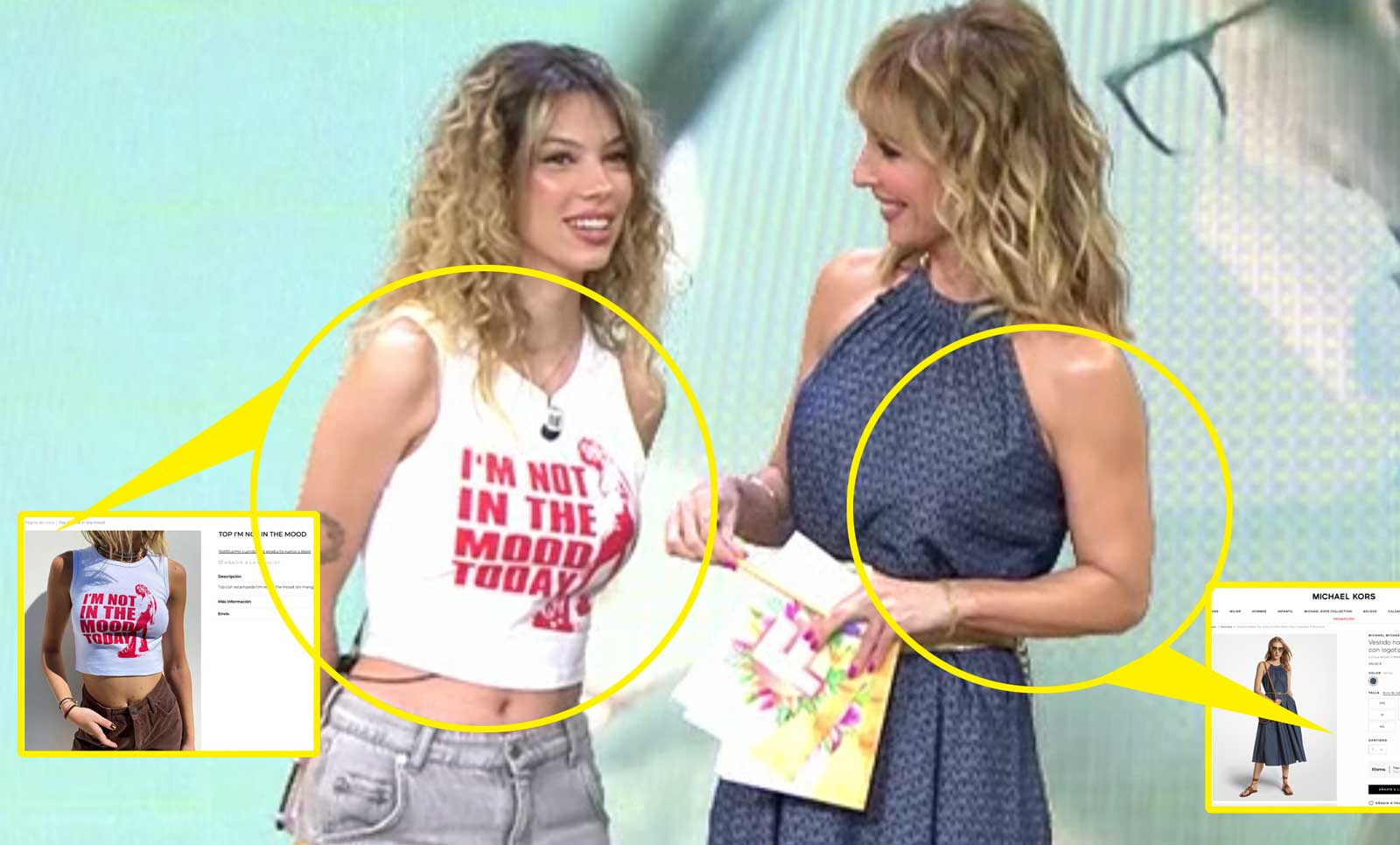 Emma García y Alejandra Rubio Looks Michael Kors Vestido de moda