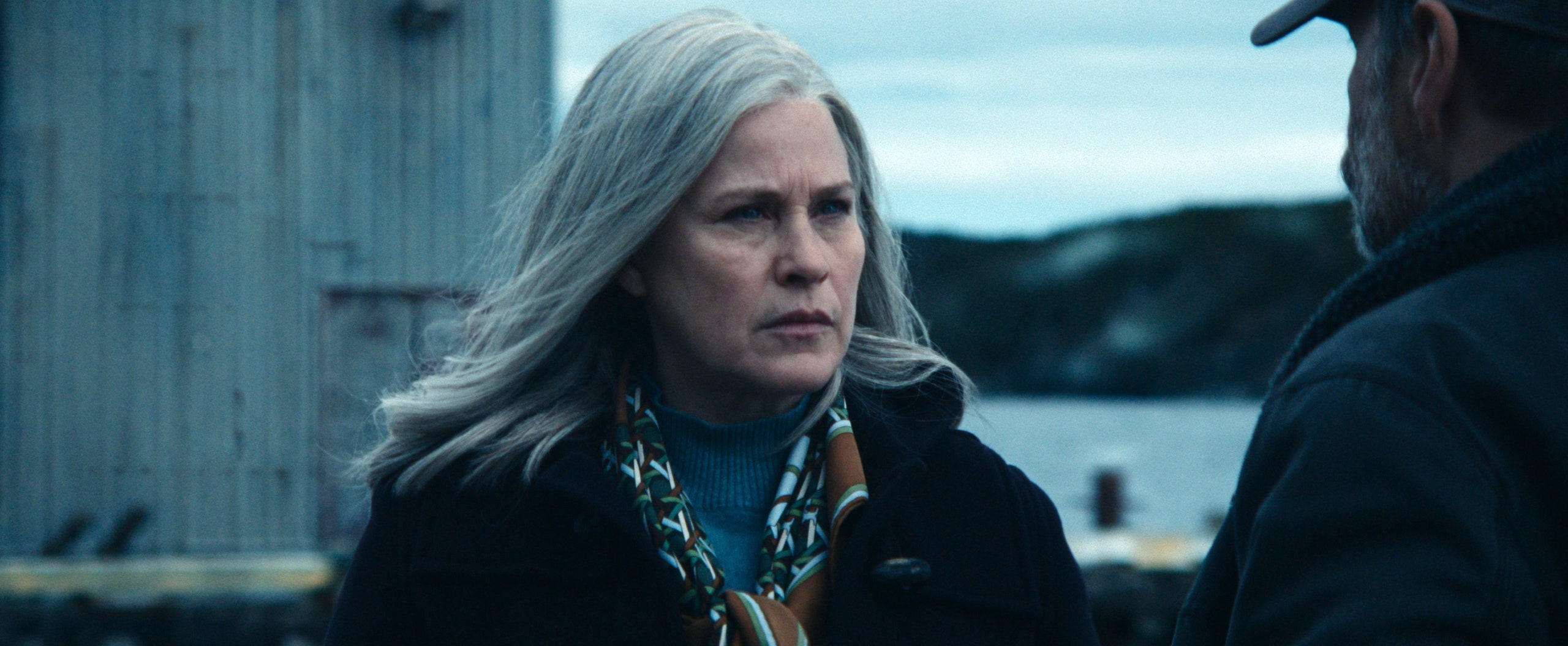 Harmony Cobel - Image may contain Patricia Arquette Photography Adult Person Face Head Portrait Clothing Coat Blonde and Hair