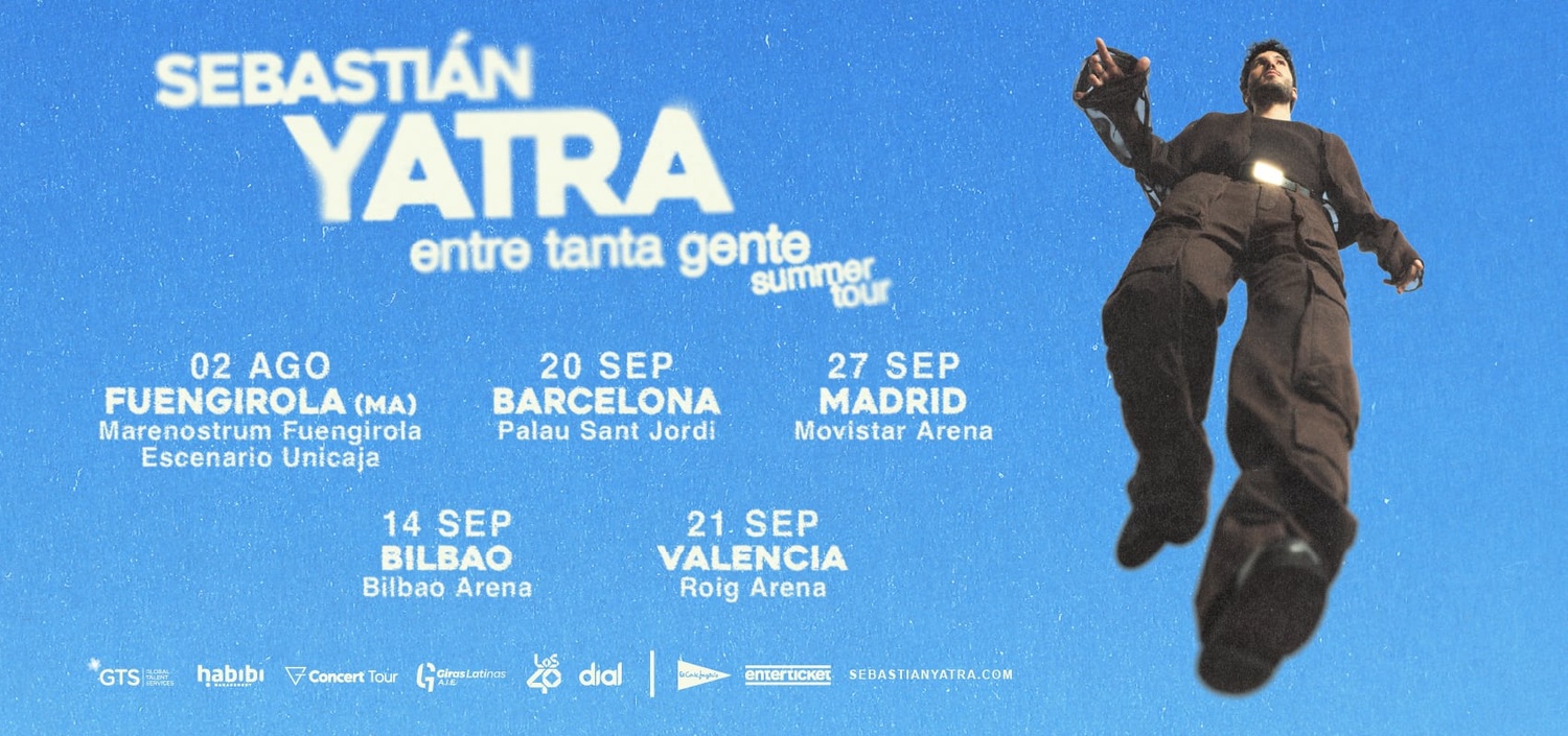 Sebastián Yatra anuncia 'Entre tanta gente Tour'