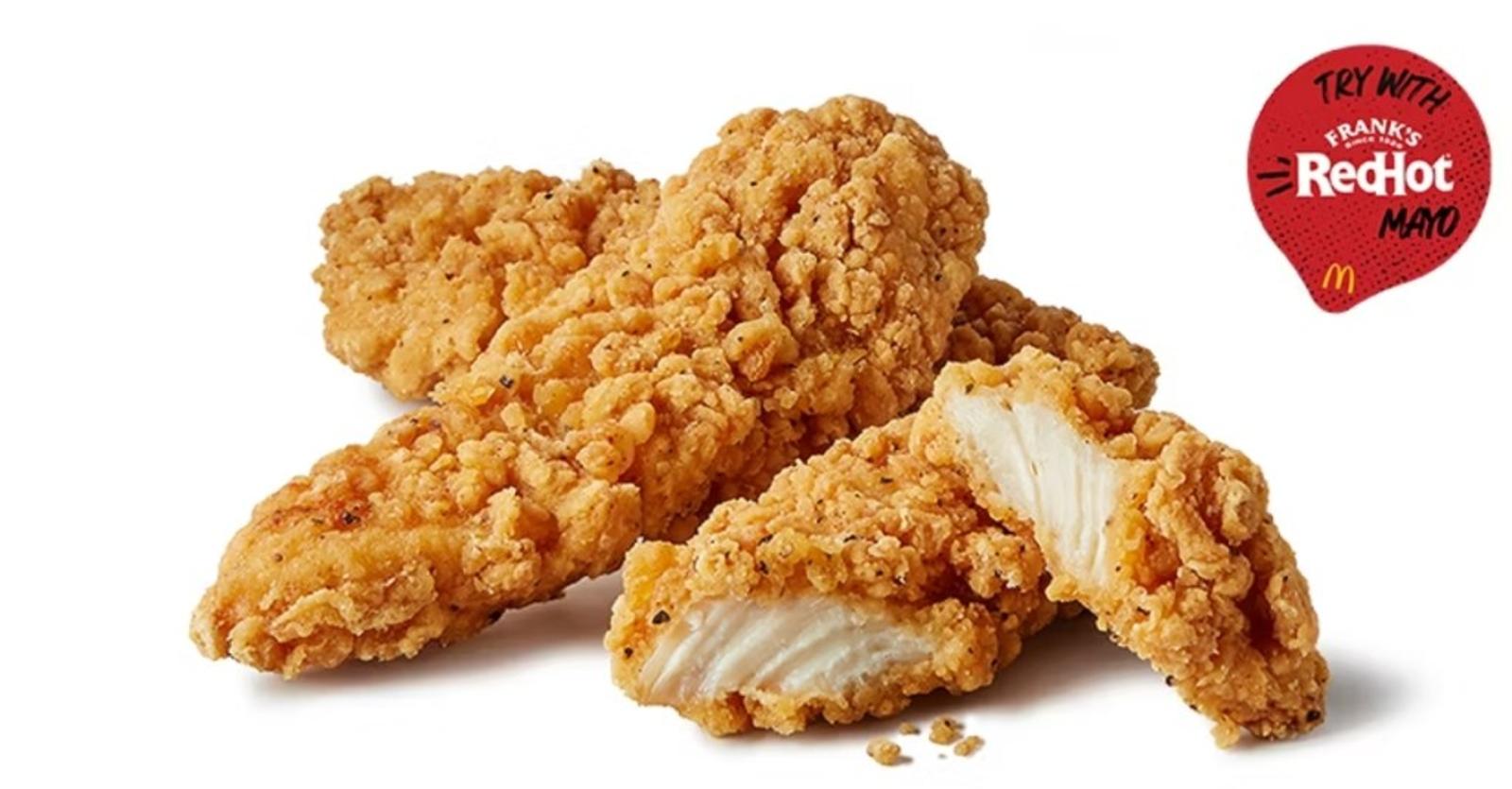 comida rápida decepciones - 1. McDonald’s Chicken Tenders (2.03/5)