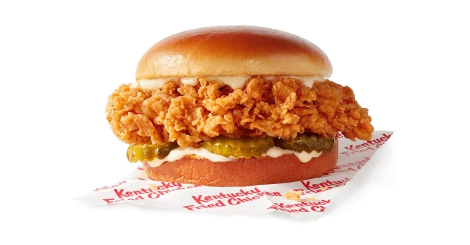 comida rápida decepciones - KFC Chicken Sandwiches