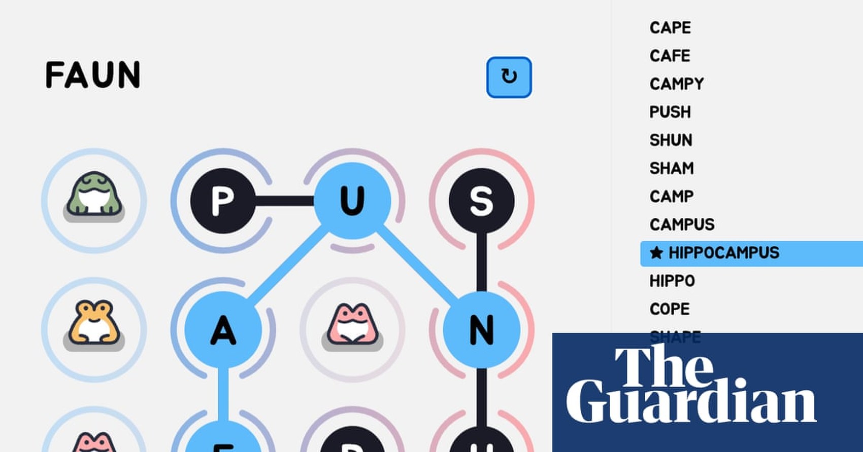 Ribbit, el juego de palabras que quiere destronar a Wordle