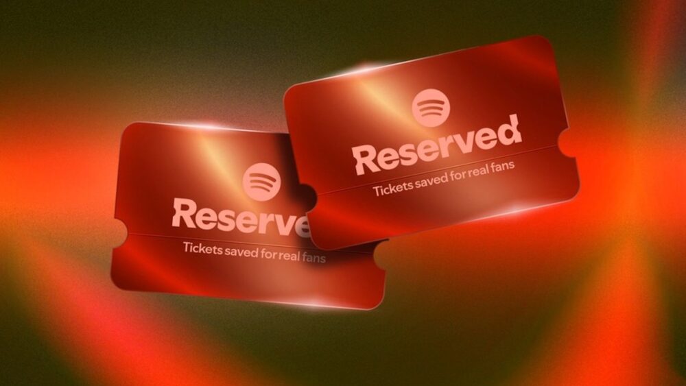 Spotify lanza 'Reserved': entradas garantizadas para sus superfans