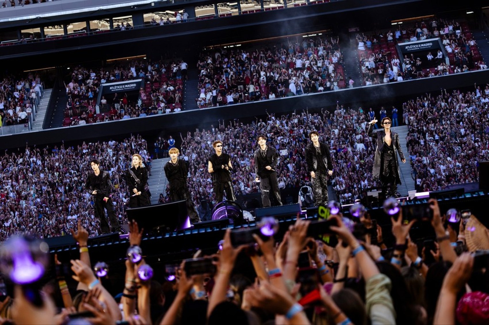 BTS debuta en España con 66.000 fans en el Metropolitano